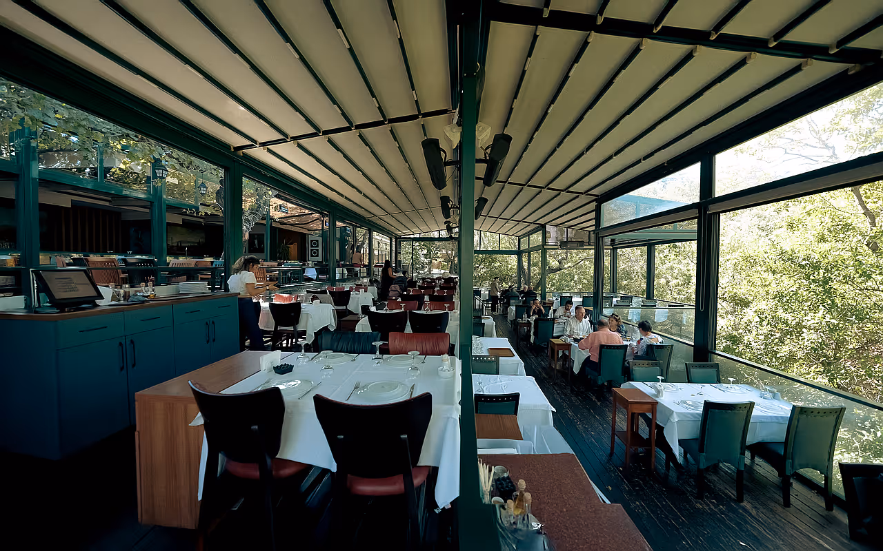 image of a hosted event inside the restaurant